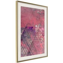 Arkiio Affisch Crimson Abstraction [Poster] 40x60 Poster